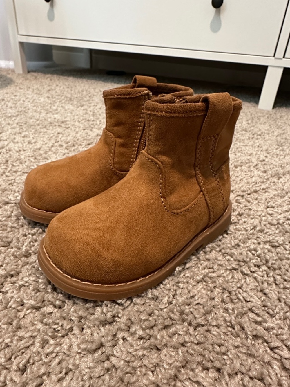H&M Kids Chestnut Suede Booties